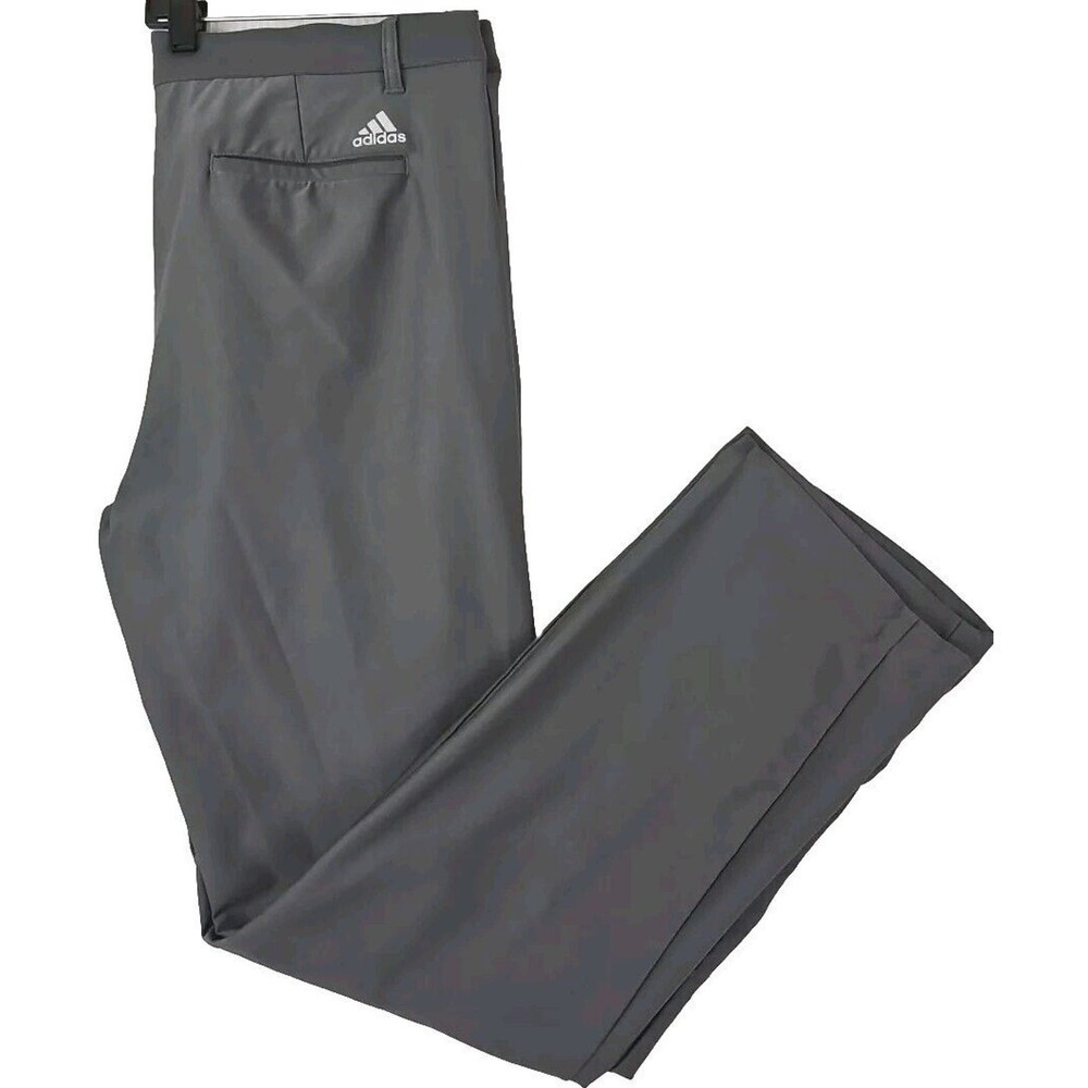 Adidas ~Men's Size 34×32~ Gray Golf Pants Stretch.